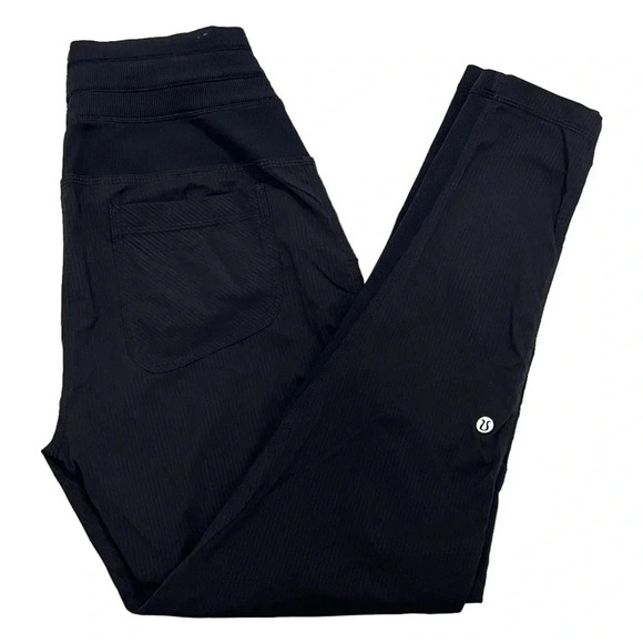 Lululemon Street To Studio Pant Unlined Black High Rise Athletic Pants Size 2 - Picture 6 of 10